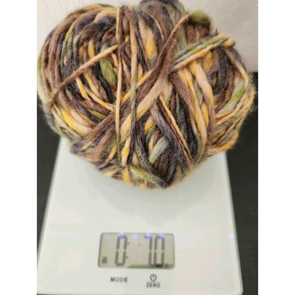 Luxury Yarn Lot Bulky Handspun Style Wool Blend Textured Variegated Mix - Picture 8 of 9